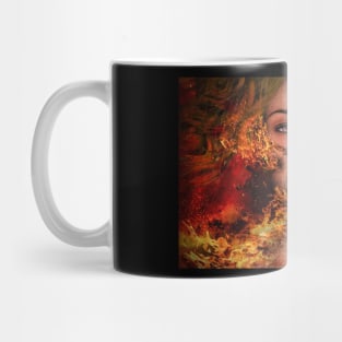 Fire Snow Girl Mug